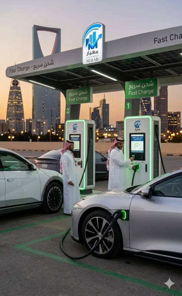 أرباح محطات الشحن في السعودية