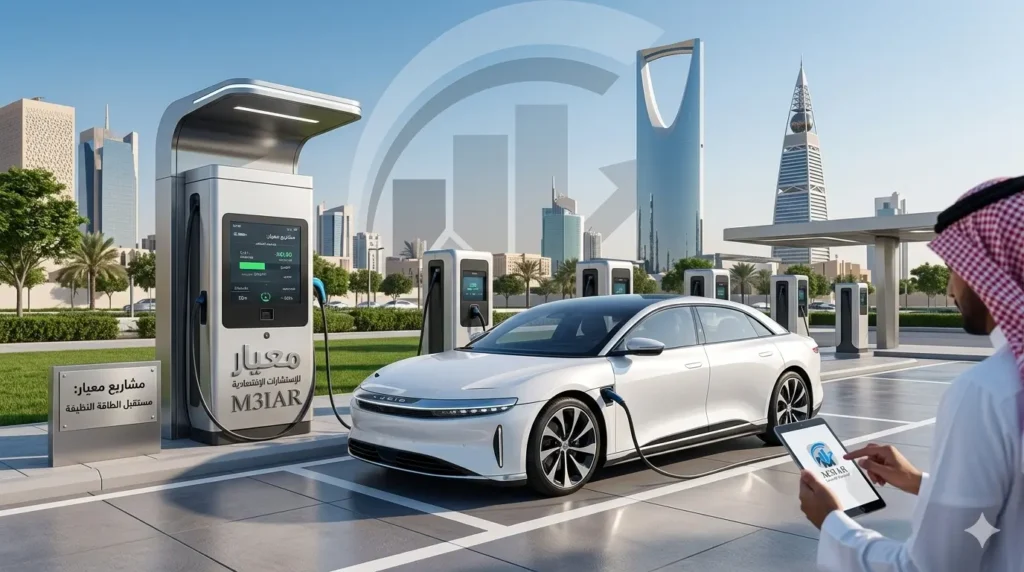 تكلفة محطة شحن سيارات كهربائية في السعودية 2026 | دراسة وأرباح