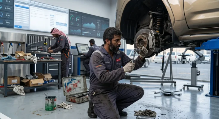 دراسة جدوى مشروع ورشة سيارات في السعودية (التكلفة والأرباح 2026)