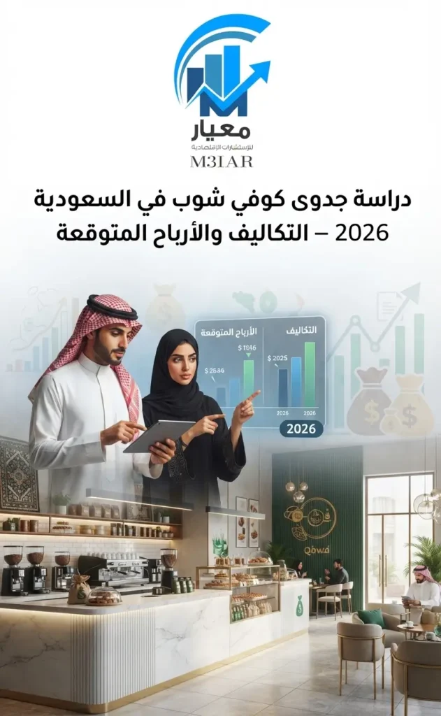 دراسة جدوى كوفي شوب في السعودية 2026 – التكاليف والأرباح المتوقعة