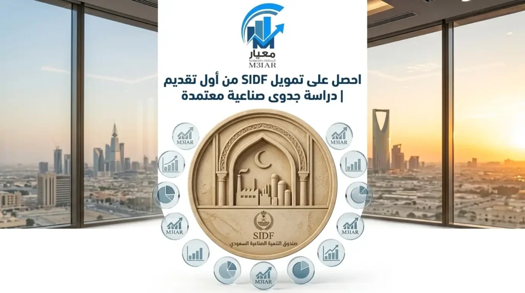 احصل على تمويل SIDF من أول تقديم | دراسة جدوى صناعية معتمدة