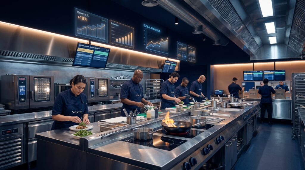 دراسة جدوى مشروع مطبخ سحابي (Cloud Kitchen) في السعودية 2026: التكاليف والأرباح